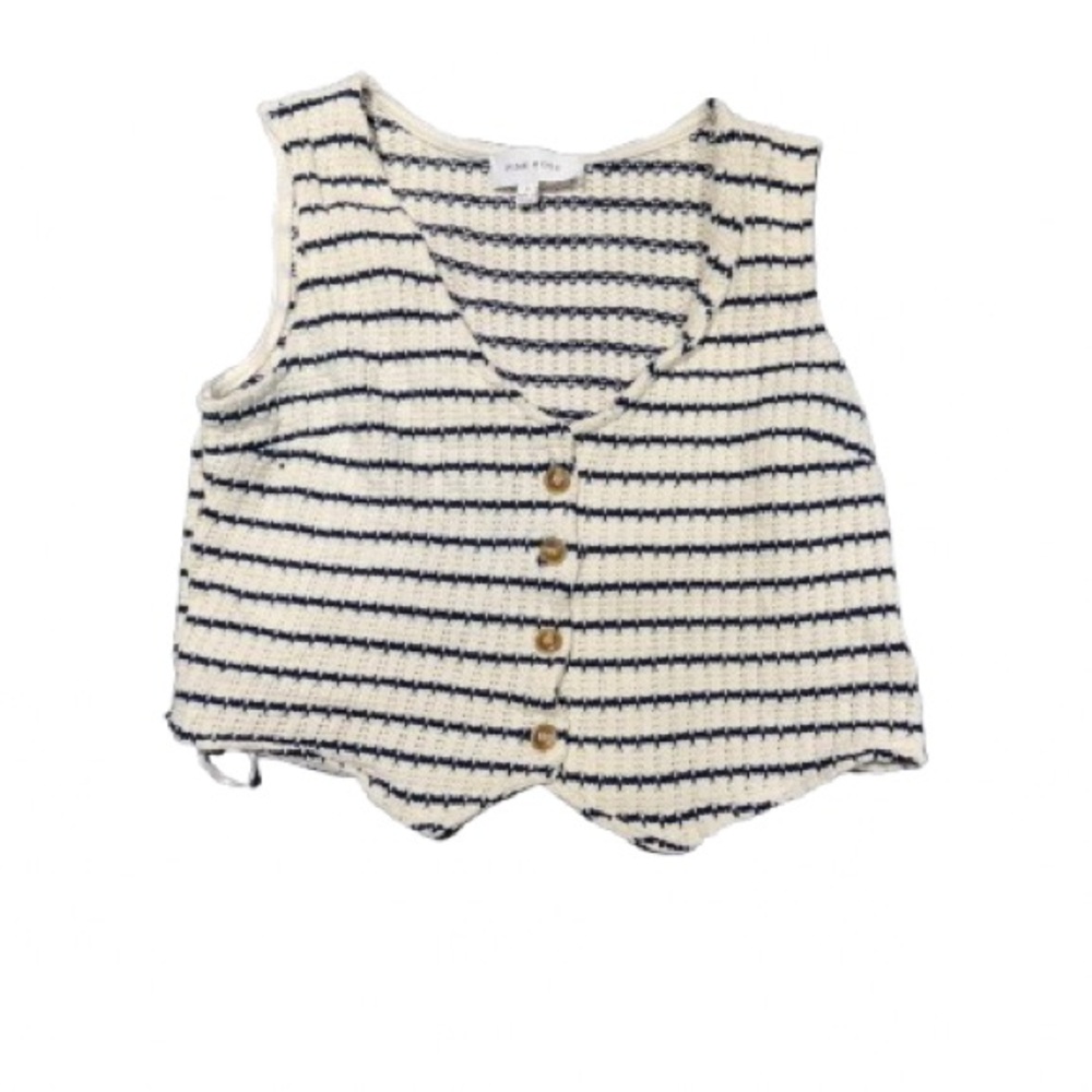 Striped Women's Sleeveless Top